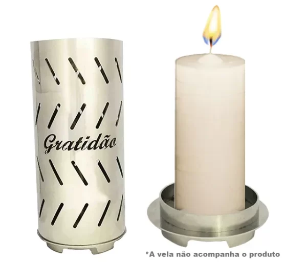 Porta-Vela "Gratidão"